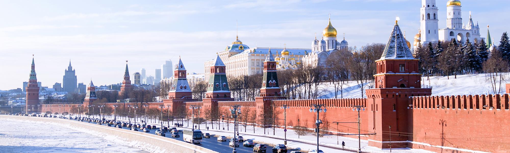 Кремль Москва зимой
